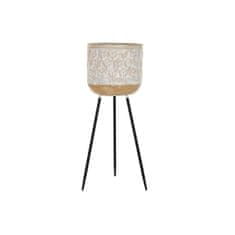DKD Home Decor Lonček DKD Home Decor Metal White Bicoloured (31 x 31 x 86 cm)