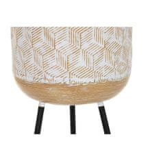 DKD Home Decor Lonček DKD Home Decor Metal White Bicoloured (31 x 31 x 86 cm)