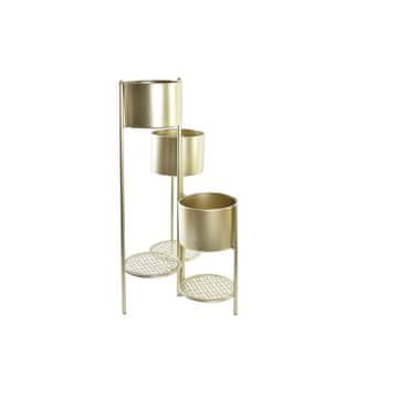 DKD Home Decor Lonček DKD Home Decor Golden Metal Oriental (38 x 40 x 81 cm)