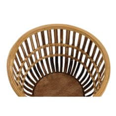 DKD Home Decor Komplet lončnic DKD Home Decor Natural Brown Bamboo 37 x 37 x 63 cm