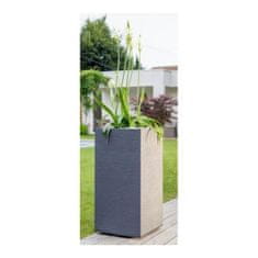 EDA Rastlinjak EDA Graphit Grey Temno siva plastika Kvadrat 39,5 x 39,5 x 80 cm