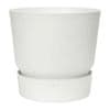 Lonec za rastline Elho Greenville Okrogla bela plastika (Ø 29,5 x 27,8 cm)