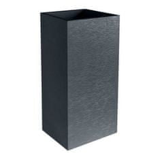 EDA Rastlinjak EDA Graphit Grey Temno siva plastika Kvadrat 39,5 x 39,5 x 80 cm
