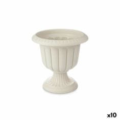 slomart stojalo za rože pohár bež plastika 35 x 34,7 x 35 cm (10 kosov)