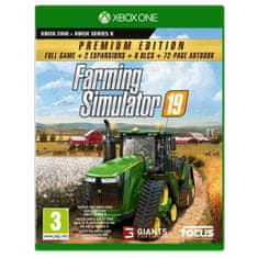 slomart videoigra xbox one / series x koch media farming simulator 19: premium edition
