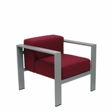 BigBuy Reception Chair Lázaro P&C BALI933 Maroon