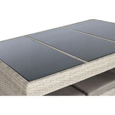 BigBuy Garnitura mize s 6 stoli DKD Home Decor 143 x 80 x 100 cm