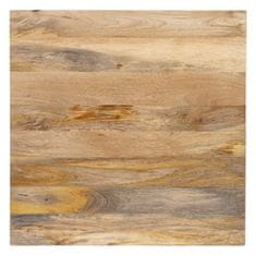 BigBuy Sredinska miza 70 x 70 x 41 cm Kovina Les 3 enote