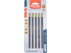 Extol Premium Rezine za sabljasto žago 5ks, 126x4,0mm, HCS