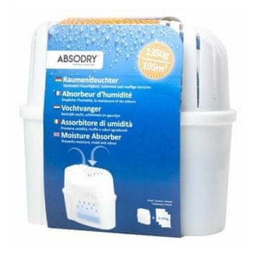 Absorber vlage Everbrand Absodry Maxi, za prostore do 105 m3, 1350 g