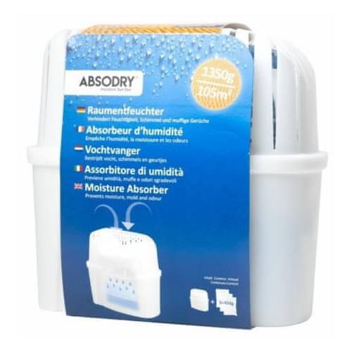 Absorber vlage Everbrand Absodry Maxi, za prostore do 105 m3, 1350 g