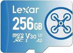 Lexar Lexarjeva pomnilniška kartica 256 GB FLY High-Performance 1066x microSDXC UHS-I (branje/pisanje: 160/90 MB/s) C10 A2 V30 U3