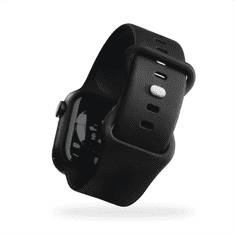 Hama Fantastic Feel, trak za Apple Watch 38/40/41 mm, silikonski, črn