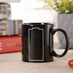 Ruhhy Črna čarobna skodelica baterija 330ml Magic Mug