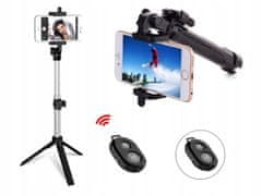 Malatec 3v1 univerzalni selfie stick in tripod + bluetooth daljinec