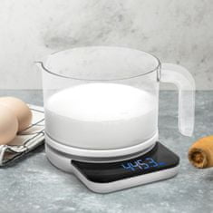 bewello Digitalna kuhinjska tehtnica z merilno posodico 800ml 2 x AAA