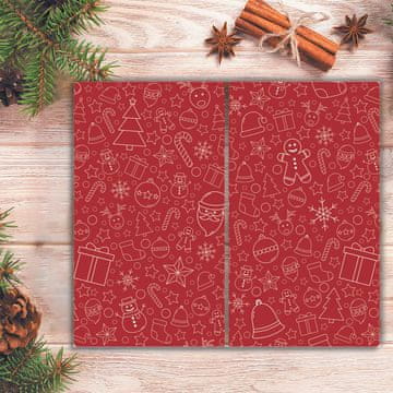 tulup.si Steklena podloga za rezanje Božični okraski. Zimska dekoracija