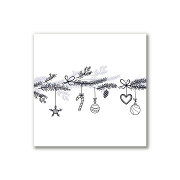 tulup.si Slika na platnu Božični okraski. Zimske dekoracije