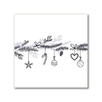 tulup.si Slika na platnu Božični okraski. Zimske dekoracije