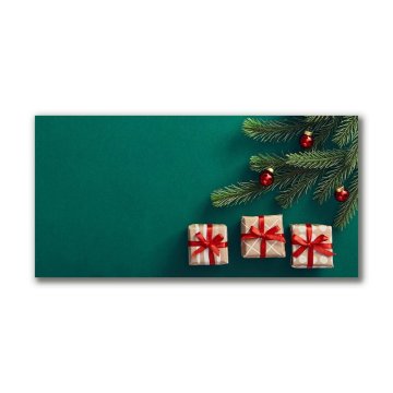 tulup.si Slika na platnu Božično drevo Božično drevo zimo