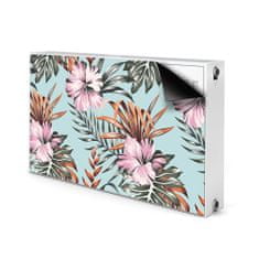 tulup.si Dekoracija za radiatorje Cvetovi hibiskusa 100x60 cm