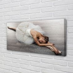 tulup.si Slika na platnu Ženska bela balerina obleko 120x60 cm