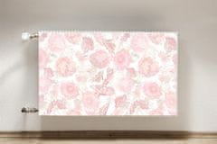 tulup.si Dekoracija za radiatorje Cvetni vzorec 100x60 cm