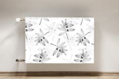 tulup.si radiatorska pokrov Listi brez barve 90x60 cm