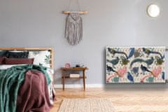 tulup.si radiatorska pokrov Pobarvane prepelice 100x60 cm