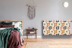 tulup.si Dekoracija za radiatorje Cvetje 110x60 cm