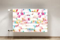 tulup.si Dekoracija za radiatorje Trikotniki geometrije 90x60 cm