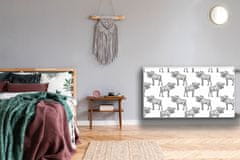 tulup.si radiatorska pokrov Lok na zelenem ozadju 110x60 cm