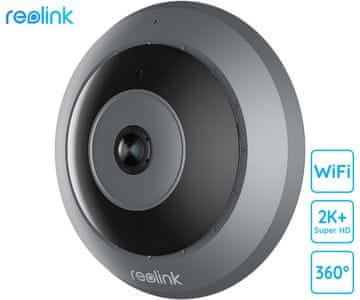 Reolink FE-W IP kamera, 2K, WiFi, 360° Fisheye, IR nočno snemanje, aplikacija, dvosmerna komunikacija
