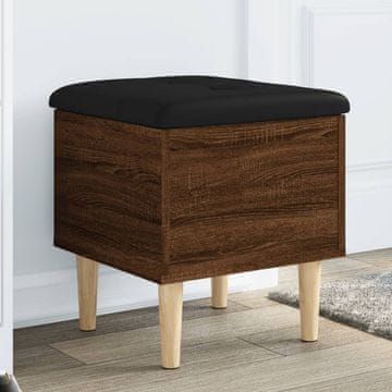 Vidaxl vidaXL Shranjevalna klop rjav hrast 42x42x46 cm