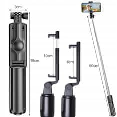 Izoksis 3v1 univerzalni selfie stick in tripod + bluetooth daljinec