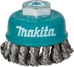 Makita D-77469 lončasta žična krtača, pletena žica, 65x10x1,5 mm