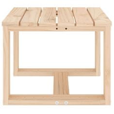 Vidaxl Vrtna stranska mizica 40x38x28,5 cm trdna borovina