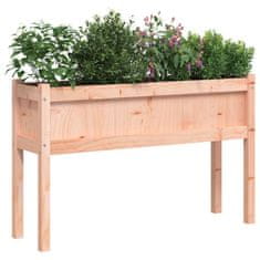 Vidaxl Vrtno korito z nogicami 110x31x70 cm trden les douglas