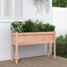 Vidaxl Vrtno korito z nogicami 110x31x70 cm trden les douglas