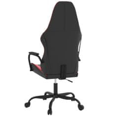 Greatstore Gaming stol črno in rdeče umetno usnje
