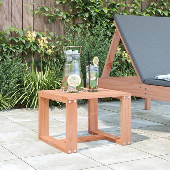 Vidaxl Vrtna stranska mizica 40x38x28,5 cm trdna douglas jelka
