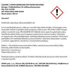 Xavax Coffee Clean, posebno čistilo (ne samo) za popolnoma avtomatske kavne aparate, 250 ml