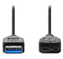Nedis Kabel USB 3.0/ vtič USB-A - vtič USB-Micro B/ črn/ v razsutem stanju/ 50 cm