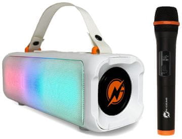 N-GEAR PARTY LET'S GO PARTY SPEAKER BLAZOOKA 703 / BT/ 100W/ USB/Disco LED/ MIC / bela