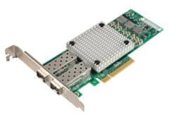 XtendLan PCI-E omrežna kartica, 2x 10Gbps SFP+, BCM57810S, PCI-E x8, funkcionalna z Mikrotik, nizek profil