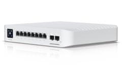 Ubiquiti UniFi Switch Pro 8 PoE - 8x GbE, 2x SFP+, 6x PoE+, 2x PoE++ (PoE proračun 120W)