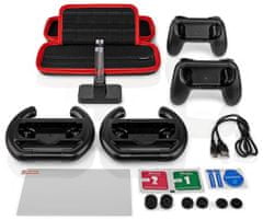 Nedis Game Starter Kit/ za Nintendo switch (OLED)/ 13v1/ črna