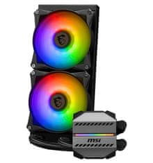 MSI Vodni hladilnik MAG CORELIQUID M240 CPU/ 2x 120mm ARGB ventilator/ podpora LGA1700