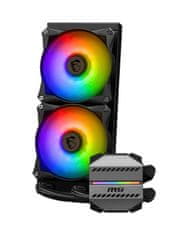 MSI Vodni hladilnik MAG CORELIQUID M240 CPU/ 2x 120mm ARGB ventilator/ podpora LGA1700