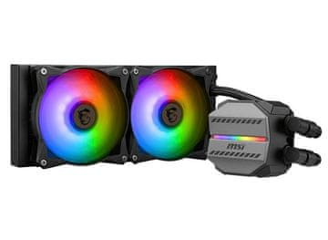 MSI Vodni hladilnik MAG CORELIQUID M240 CPU/ 2x 120mm ARGB ventilator/ podpora LGA1700
